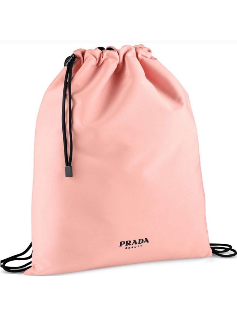 Prada Pink/Black Reversible Drawstring Backpack